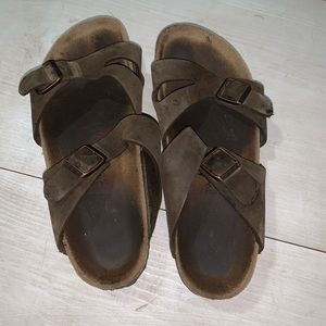 Brown Birkenstocks